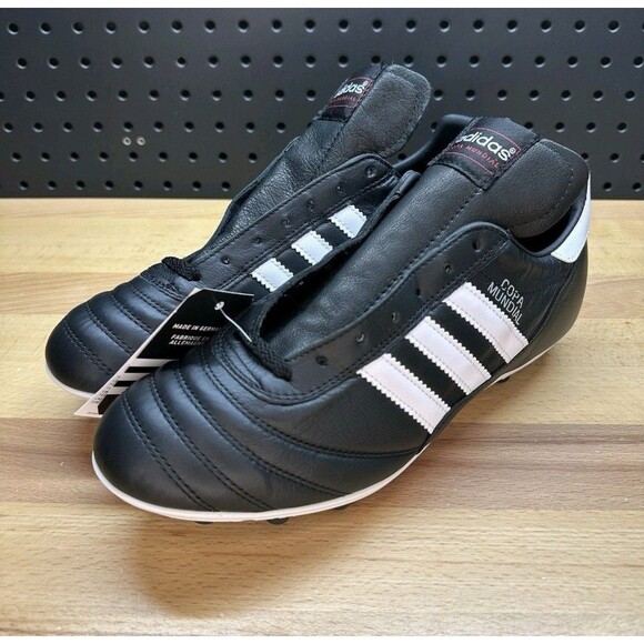 Adidas Copa Mundial Leather Soccer Cleats Black Made In Germany 015110 Size 10 - Picture 3 of 10